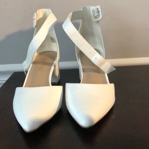 DREAM PAIRS ANNEE Pointed Toe Low Chunky Heels Pump Shoes